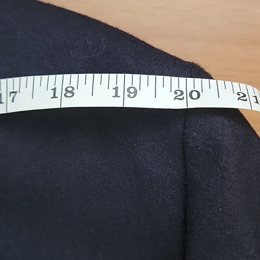 Man in wool Men's navy sport coat Jeffrey Cain style from Hamer's